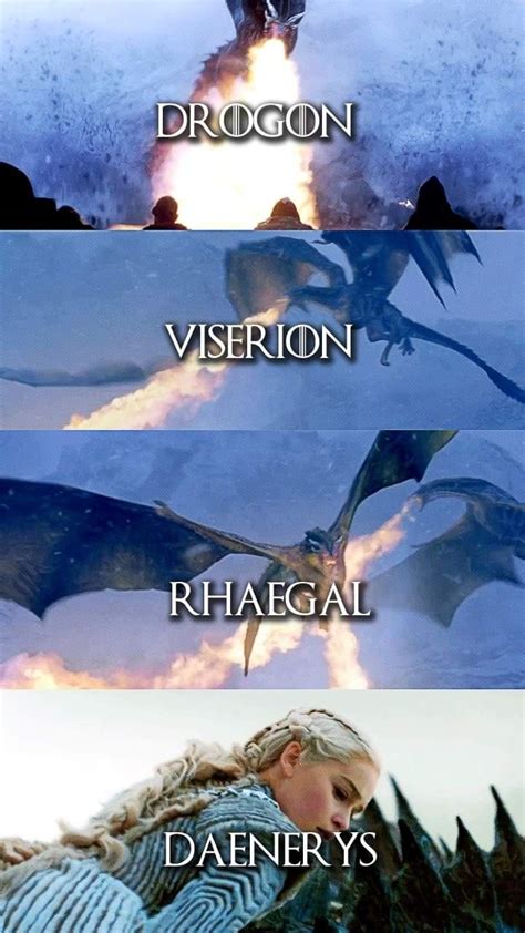 Drogon, viserion, rhaegal and daenerys targaryen | Game of thrones ...