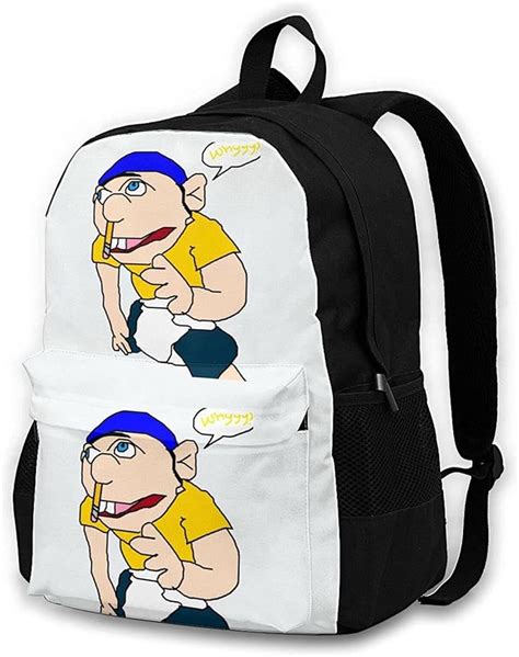 Jeffy Backpack for School: Amazon.co.uk: Clothing