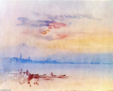 William Turner: Venecia, salida del sol | Cuadros de paisajes famosos, Pintura acuarela, Pinturas