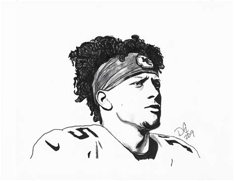 Patrick Mahomes Kansas City Chiefs Coloring Pages Coloring Pages