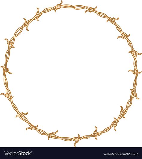 Barbed wire border Royalty Free Vector Image - VectorStock