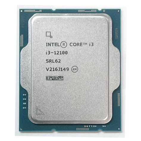 Procesador Intel Core i3 12100 4.30Ghz CPU 12va Generación - Nimavi