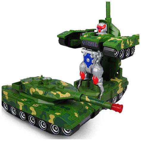 Buy Toyvala Robot Army Combat Tank With Light And Musical Sound Toy For Kids Multicolor Online ...