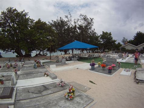 West Bay Cemetery- Grand Cayman ! Yes, you can get buried at the beach ...