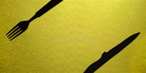 Fork Knife Silhouette stock photo. Image of service - 250395878