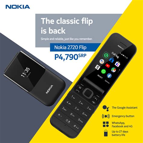 Nokia 2720 Flip with 4G LTE and Google Assistant key arrives in PH, priced at PHP 4,790!