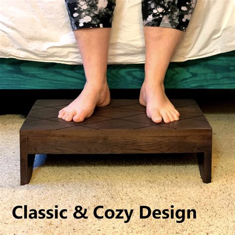 Wood Step Stool Large Custom Handmade Handicapped Elderly Bed Solid Ha – CWFurniture