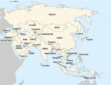 Fix the Asia Map Quiz