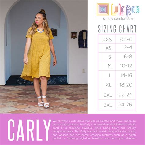 LuLaRoe Styles - Size Charts - Pricing