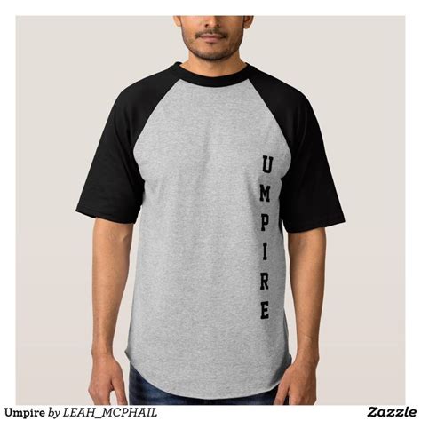 Umpire T-shirt | T shirt diy, Shirts, Shirt designs