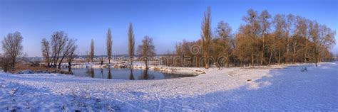 Winter panorama stock image. Image of season, snowy, north - 9513091