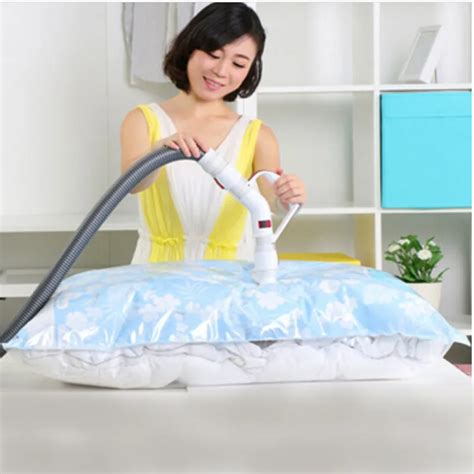 Home Organizer Vacuum Cleaner Clothes Storage Bag Quilt Vacuum ...