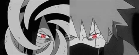 Kakashi Obito GIF - Kakashi Obito Sharingan - Discover & Share GIFs