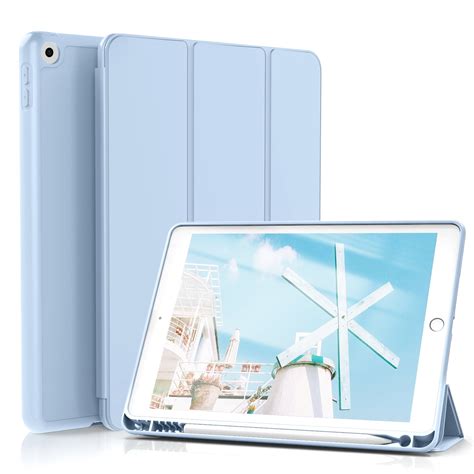 KenKe iPad 10.2 Case for 2021/20/19 iPad 9th/8th/7th Gen, Pencil Holder ...