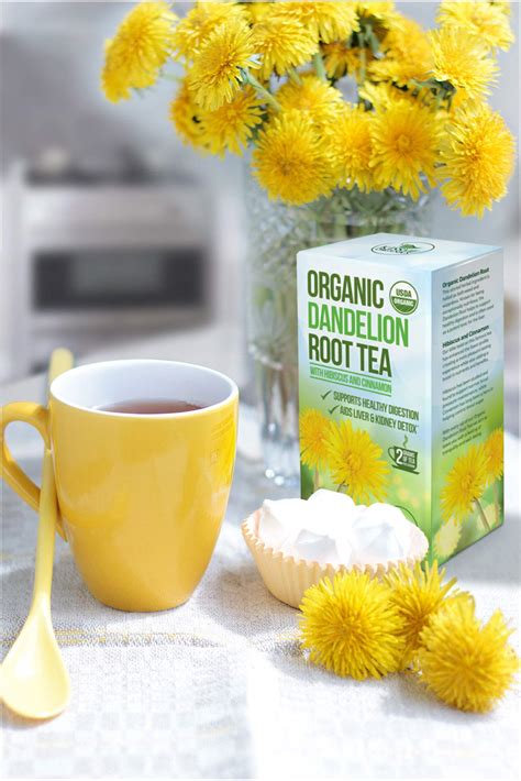 Dandelion Root Tea Detox Tea - Raw Organic Vitamin Rich Digestive - 1 Pack (20 Bags, 2 grams ...