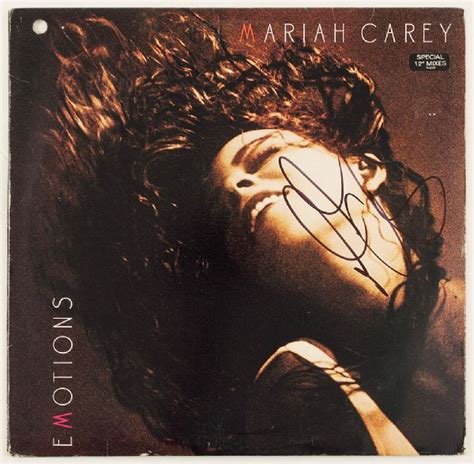 Lot Detail - Mariah Carey Signed "Emotions" Album