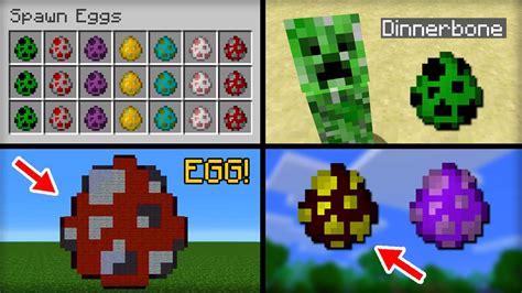 Minecraft: 20 Things You Didn't Know About Spawn Eggs - YouTube