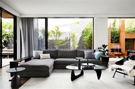 A Contemporary, Monochromatic Home in Melbourne by Sisalla Interior Design - Design Milk