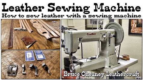 How to sew leather with a sewing machine - Leathercraft Tutorial ...