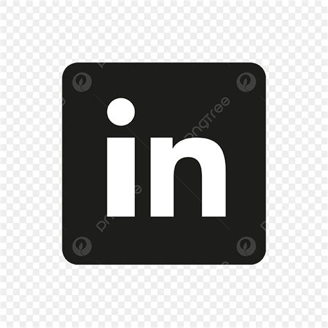 Linkedin Clipart Hd PNG, Linkedin Icon, Linkedin Icons, Black Linkedin Logo, Linkedin Logo PNG ...