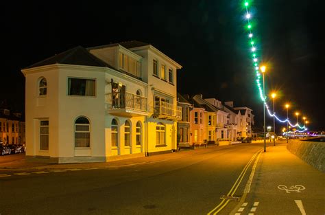 Exmouth Seafront at night. | Visit devon, Devon uk, Beautiful beaches