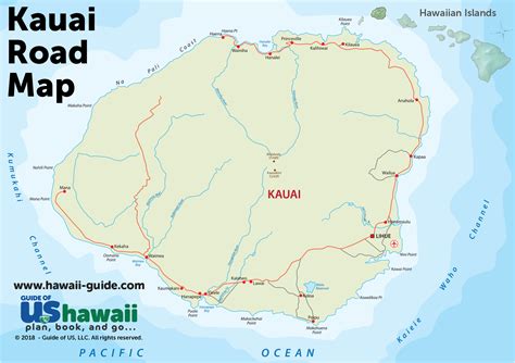 Updated Travel Map Packet + Printable Maps | Kauai Hawaii