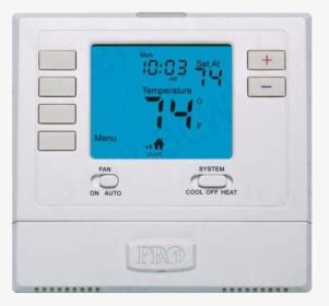 Reset A Pro 1 Thermostat, HD Png Download - kindpng