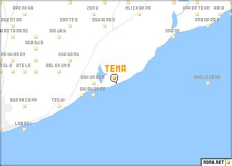 Tema (Ghana) map - nona.net