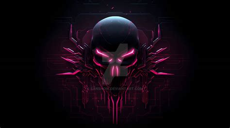 Cyberpunk Simple Neon Dark Logo by SanShow on DeviantArt