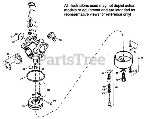 Tecumseh CA-632349 - Tecumseh Carburetor Carburetor Parts Lookup with Diagrams | PartsTree