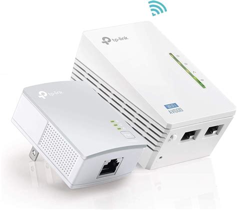 TP-Link AV600 Powerline WiFi Extender - Powerline Adapter with WiFi, WiFi Booster, Plug & Play ...