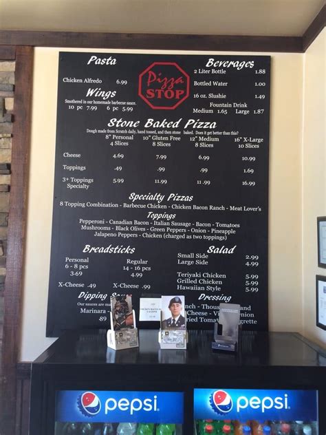 Menu at Pizza Stop Preston pizzeria, Preston