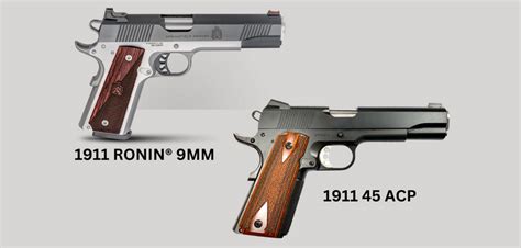 9mm vs 45 ACP (2024) - Know The Difference