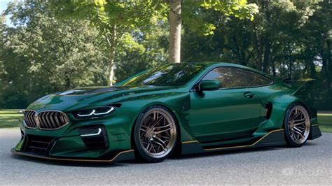 Green BMW M8 GTR | Bmw, Body kit, Bmw sports car