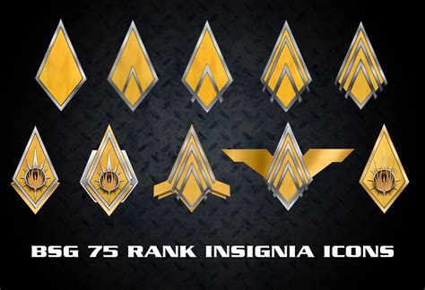 BSG 75 Rank Insignia Icons by Retoucher07030 on DeviantArt