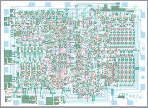 Complete Artwork, Schematics, and Simulator for Intel MCS-4 (4004 family)
