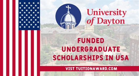 University of Dayton Merit Scholarships 2023-24 in the USA