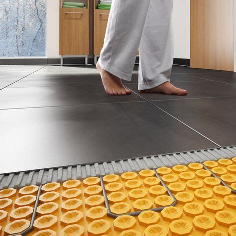 Combine the beauty and durability of tile with the comfort of an ...