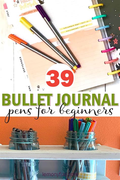 The Best Bullet Journal Pens for Your Bujo or Planner