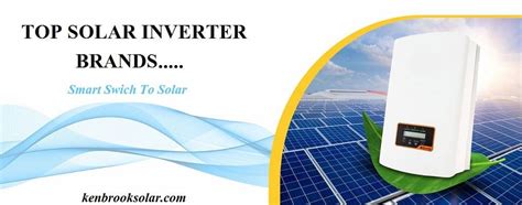 Top Solar Inverter Brands: Solar inverter brands for home in India