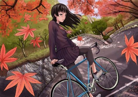 Anime Bicycle Wallpaper