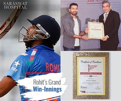 Saraswat Hospital congratulates Rohit Sharma on his historic record and ...