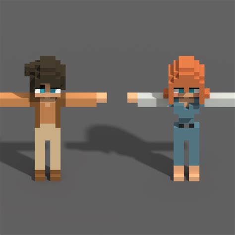 Voxel Character Models (.vox) | OpenGameArt.org