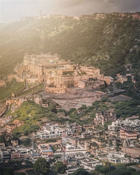 amber fort | Aerial view, Amer fort, Ancient indian architecture