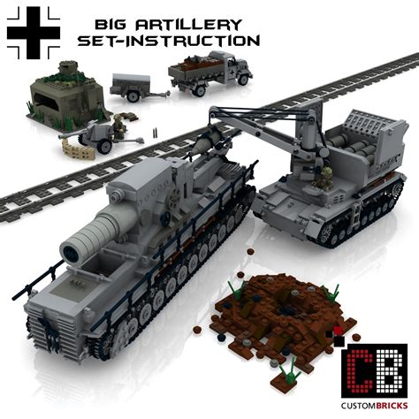 Custombricksde Lego Ww2 Wwii Wehrmacht Sherman Panzer Artillerie | Porn Sex Picture