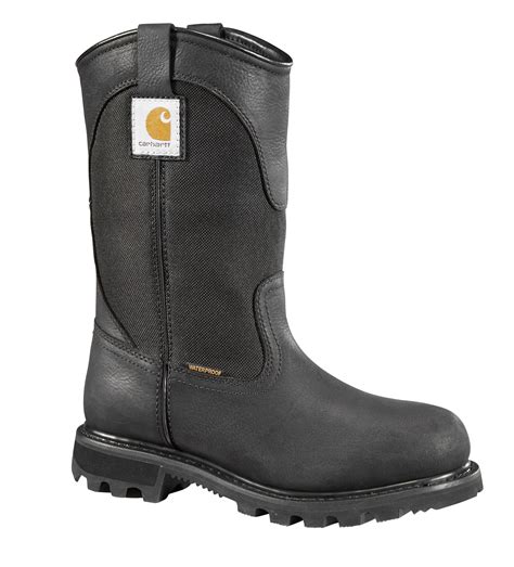 Carhartt Boots: Women's CWP1151 Black Waterproof Slip Resistant ...