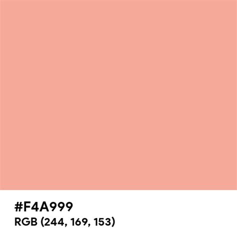 Soft Salmon color hex code is #F4A999