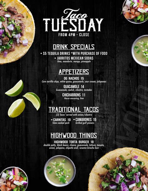 Taco Tuesday — The Highwood