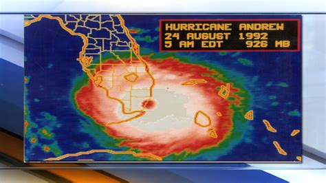 Hurricane Andrew made landfall 24 years ago today in Florida