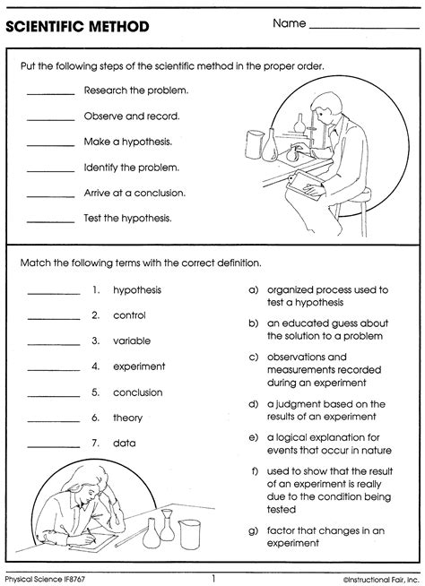 What Is Physical Science Worksheet 7th Grade - Scienceworksheets.net